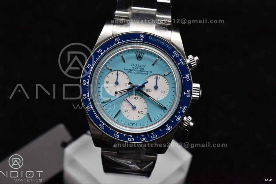 A4130 SS Paul Dial White Customized ADGF Bracelet Daytona On SS Edition Newman Tiffany Best 1202